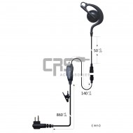 EARHOOK LARGE EARPIECE 1 WIRE - CRS-1WEHL
