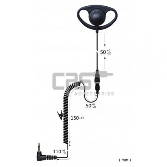 LISTEN ONLY D-HOOK SHORT - CRS-LODHS