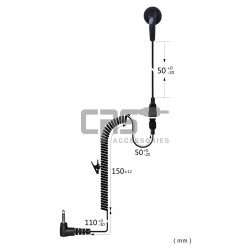 LISTEN ONLY EARBUD SHORT - CRS-LOEBS