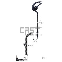 LISTEN ONLY EARHOOK LONG - CRS-LOEHL