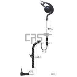 LISTEN ONLY LARGE EARHOOK SHORT - CRS-LOEHLS