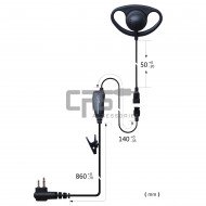 D-HOOK EARPIECE 1 WIRE - CRS-1WDH