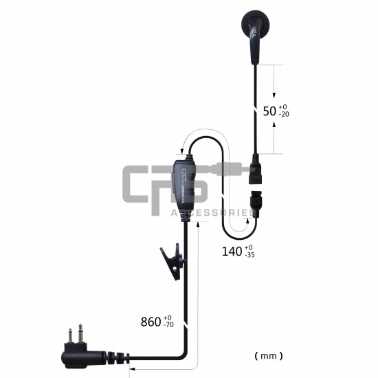 EARBUD EARPIECE 1 WIRE - CRS-1WEB EARBUD EARPIECE 1 WIRE - CRS-1WEB