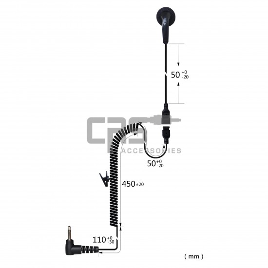 LISTEN ONLY EARBUD LONG - CRS-LOEBL LISTEN ONLY EARBUD LONG - CRS-LOEBL