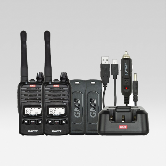 GME TX677 UHF CB TWIN PACK