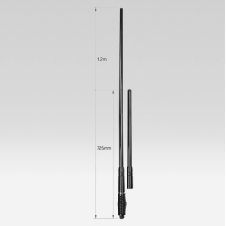 UNIDEN AT970BK UHF CB ANTENNA TWIN PACK