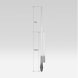 UNIDEN AT970W TWIN UHF CB ANTENNA PACK