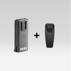 MOTOROLA BATTERY WITH BELT CLIP - PMNN4080 + HLN9844